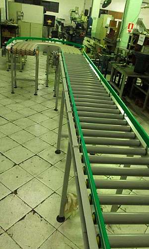 Transportador de rolos Transportador de rolos